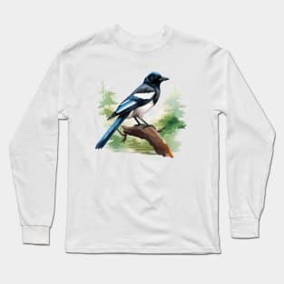 Magpie Long Sleeve T-Shirt